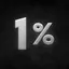 1%