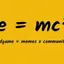 e = mc²